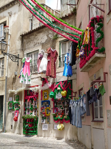 Shop decorated for Lisbon Festival