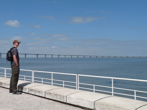 Ed with (once) the longest bridge in Europe at 14 km