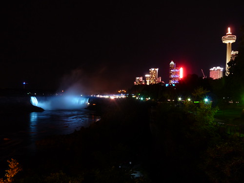 Niagara skyline at night