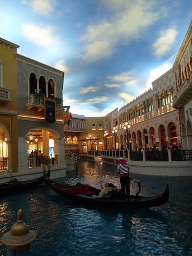Inside the Venetian Hotel and Casino