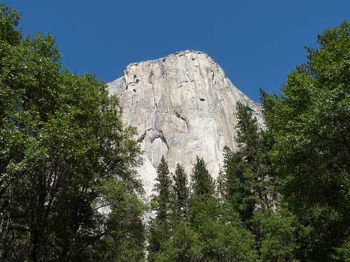 Spot the climbers beneath the second white line…