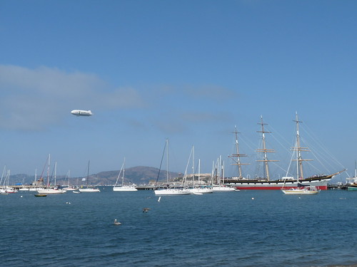 Airship over San Francisco Bay