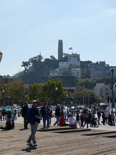 Coit Tower from Fisherman’s Wharf