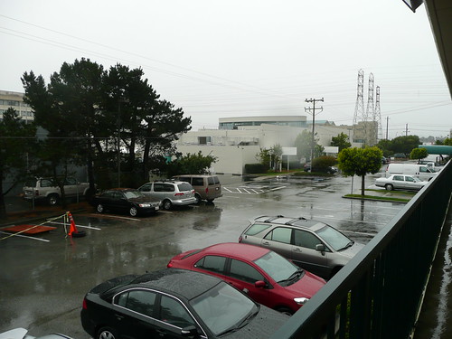 The rain from our hotel room :(