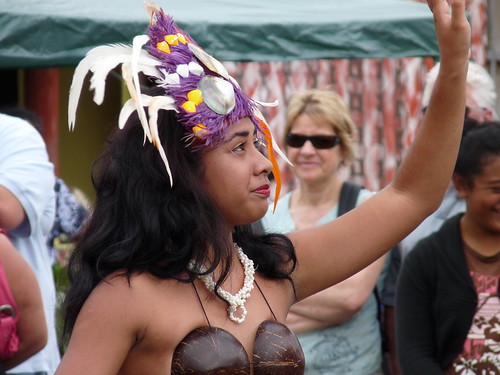 Dancers at the Saturday morning market