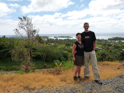 Us at Muri Beach overlook