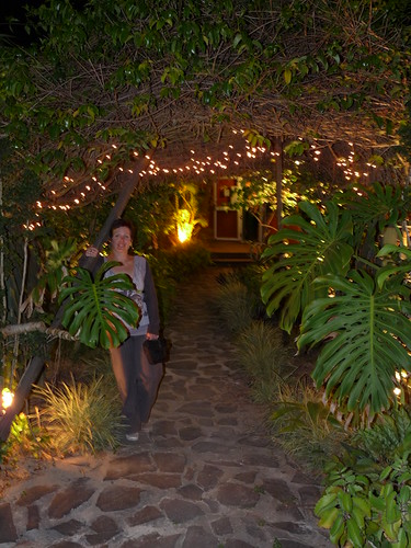 Claire outside the Kikau Hut