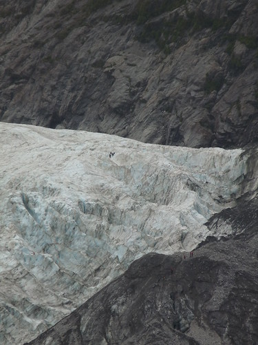 Climbers on Franz Joseph Glacier