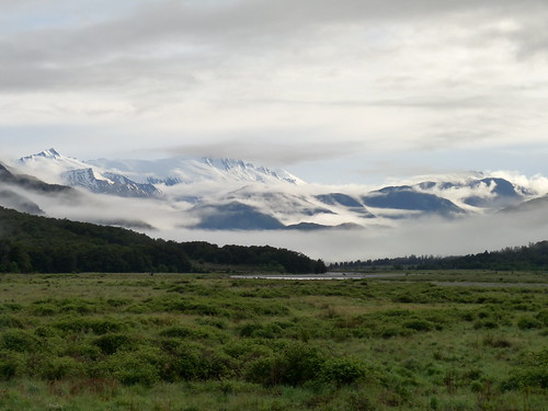 Mount Hooker viewed from our campsite