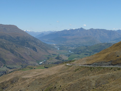 Looking down onto Queenstown