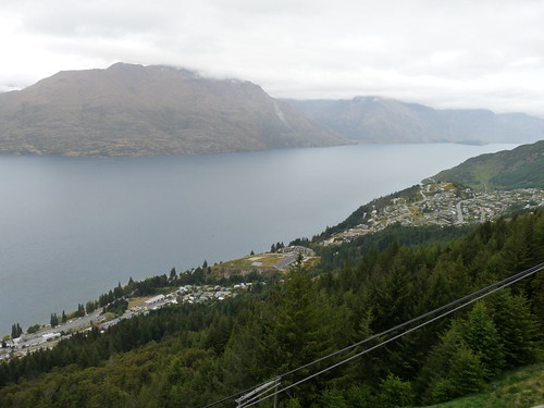 Views over Lake Wakitapu and Queenstown