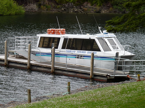 Our boat for crossing Lake Manapouri