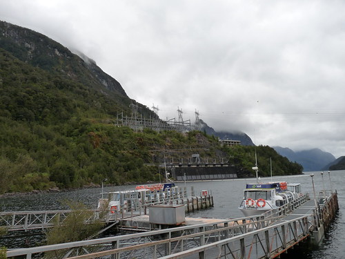 The inlet and transformers at West Arm Power Station