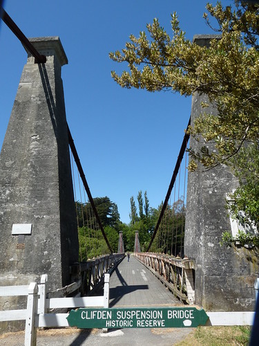 Clifden suspension bridge