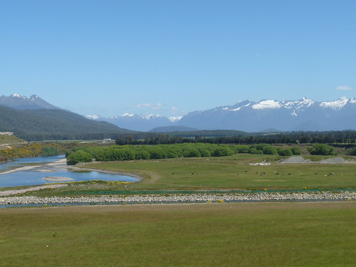 Looking back towards the Southern Alps