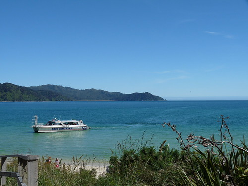 Drop off at Awaroa Bay