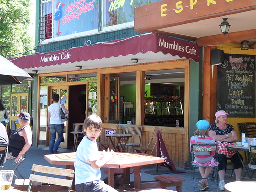 Mumbles cafe? Taken a wrong turn?