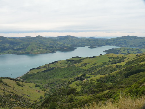 View over Akaroa from Lighthouse Road