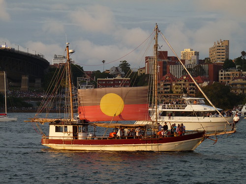 Boats in the harbour on New Year’s Eve