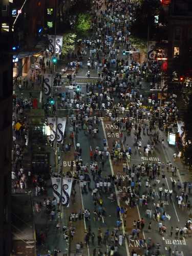 George Street soon after midnight on New Year’s Day