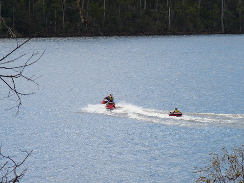 Locals enjoying Australia Day on Lake Barrington