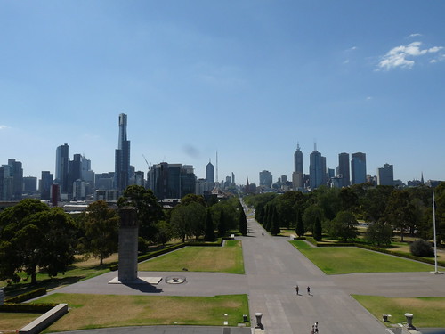 View from the Shrine of Remembrance