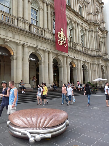 The public purse outside the GPO building