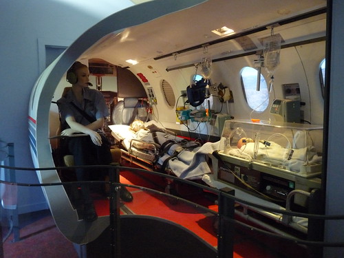 Mock-up of a Royal Flyer Doctor’s aircraft