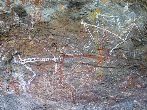 Rock art at Nourlangie Rock