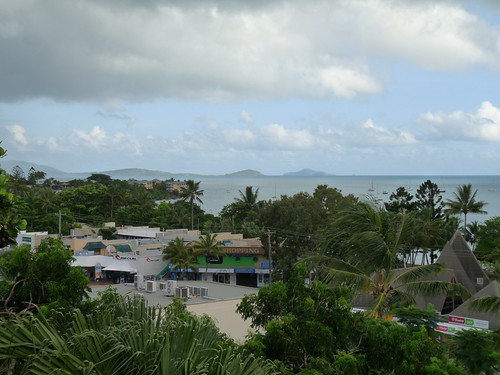 View from our balcony over Airlie Beach