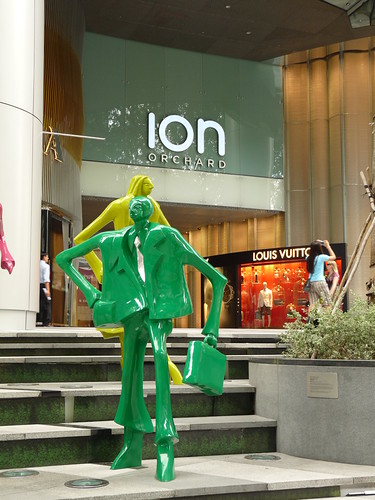Sculptures outside ION Orchard in Singapore