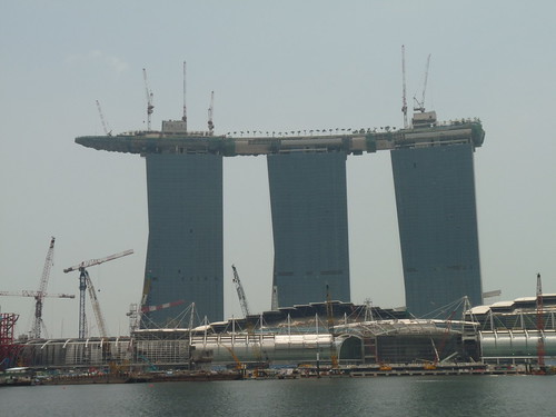 The future Marina Bay Sands resort