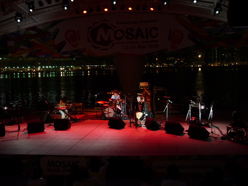 Jazz musicians on the Esplanade