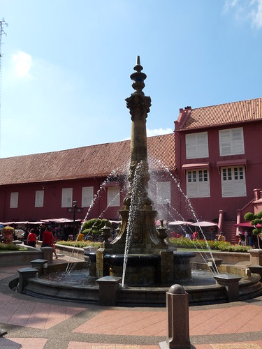 Fountain in front of Christ’s Church