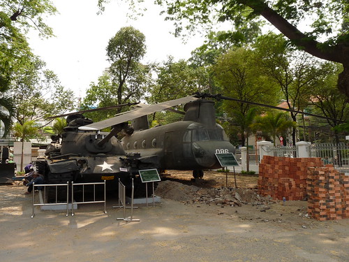 American Chinook helicopter at the War Remnants Museum