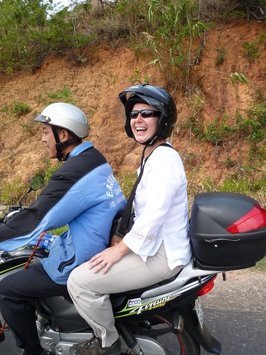 Claire on the Easy Riders tour