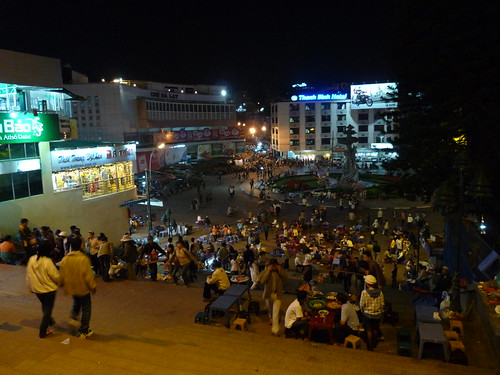 Dalat at night on Liberation Day
