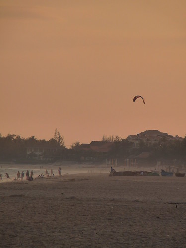 Sunset on Mui Ne beach