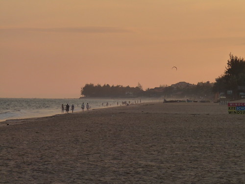 Sunset on Mui Ne beach