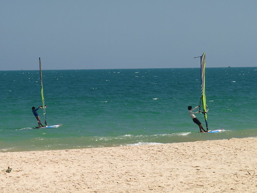 Windsurfers on Mui Ne beach