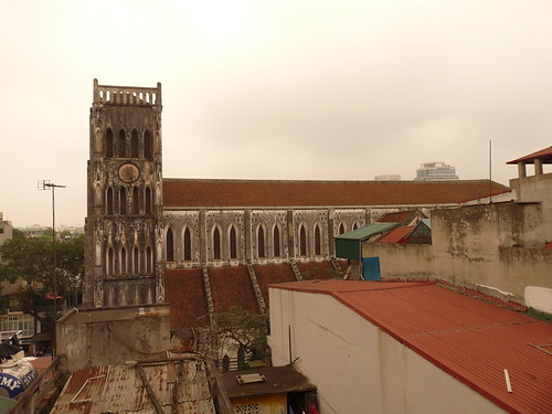 St Joseph’s Cathedral from our balcony