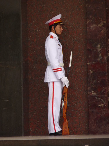 Guarding Ho Chi Minh Mausoleum