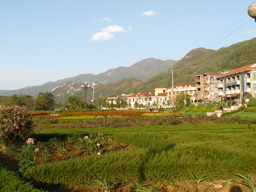 Gardens around Sapa lake