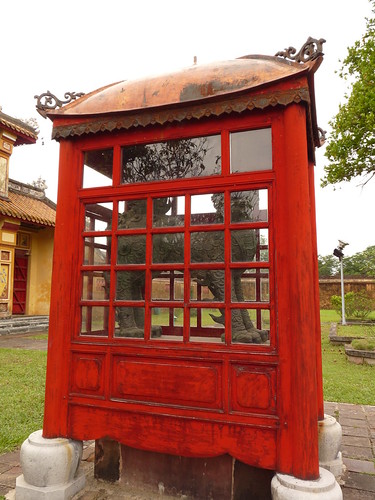 Dragon in a red phonebox?