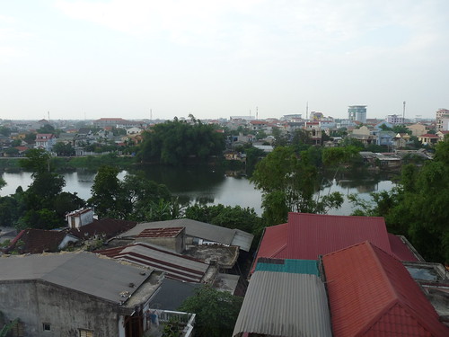 View from our hotel room in Hue