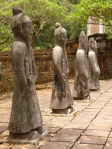 The mandarins at the tomb of Tu Duc