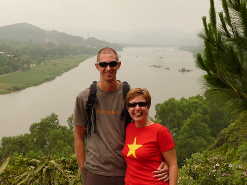 Us overlooking the Perfume River