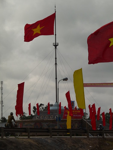 The North’s huge flagpole