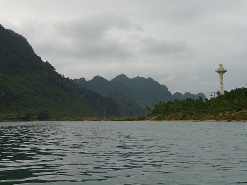Returning down the river from the Phong Nha cave