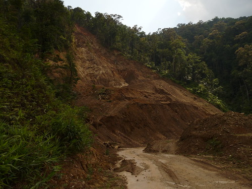 Landslide on the Ho Chi Minh Trail